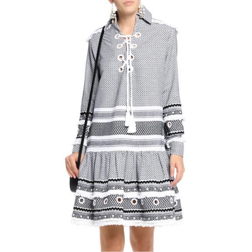 Dodo Bar Or Gadielle Dress Grey White Small